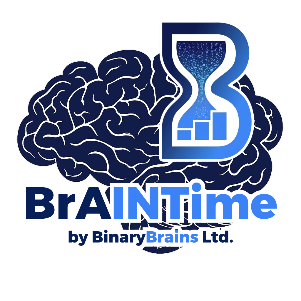 BrAINTime Logo - Digitales Zeitmanagement & mobile Projektzeiterfassung